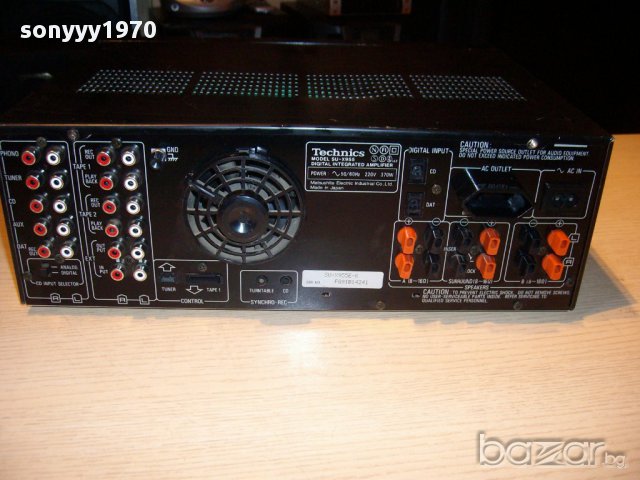 SOLD-technics su-x955//370watts-made in japan-amplifier-внос швеицария, снимка 11 - Ресийвъри, усилватели, смесителни пултове - 12104419