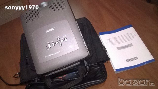ask-Multimedia projector c 60-made in norway-внос швеицария, снимка 6 - Плейъри, домашно кино, прожектори - 14247901