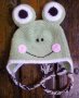 Плетена шапка жаба, снимка 1 - Шапки, шалове и ръкавици - 6587315