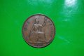 1 пени Великобритания 1946 след ВСВ ,голяма монета, снимка 1 - Нумизматика и бонистика - 13404419