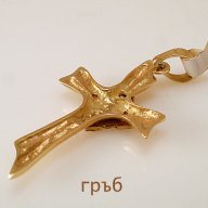 Много красив и стилен Златен кръст -каре- 3.28 грама , снимка 6 - Колиета, медальони, синджири - 13309803