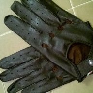 Ръкавици за шофиране естествена кожа , снимка 4 - Шапки - 12371713
