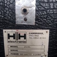 HIWATT SOLID STATE amplifier model NCA 108 & HH 212BL bass cabinet vintage ретро глава за бас,китара, снимка 8 - Китари - 24526613