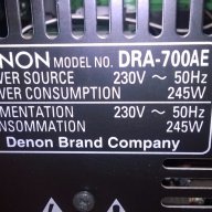Denon dra-700ae rds receiver 245w-внос швеицария, снимка 9 - Ресийвъри, усилватели, смесителни пултове - 15468994