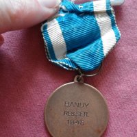 Шведски ВОЕНЕН орден, медал, знак - 1945 г, снимка 3 - Нумизматика и бонистика - 25920408