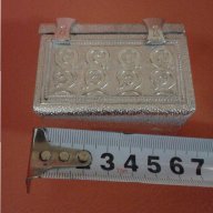 Кутийка алуминиева за бижута от бившата СССР, снимка 5 - Антикварни и старинни предмети - 14640720