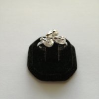 Сребърен пръстен с цирконий - сребро проба 925, снимка 1 - Пръстени - 23045823