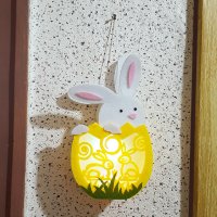 Светещо великденско зайче украса за Великден, снимка 3 - Декорация за дома - 24762085