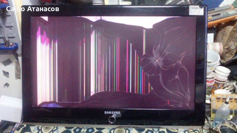 Samsung LE32M87BD със счупена матрица ,BN44-00209A ,BN41-00981B ,T315XW02 V6 ,4H.V2668.001/G, снимка 1