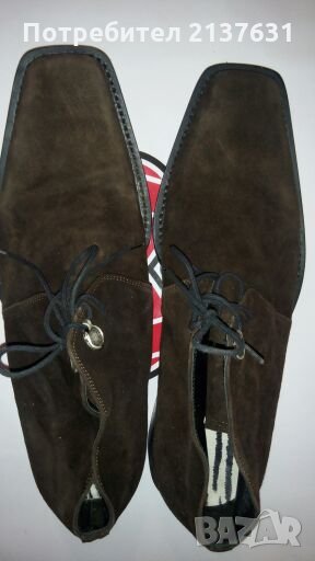 Мъжки велурени боти Roberto Cavalli N 43, снимка 1