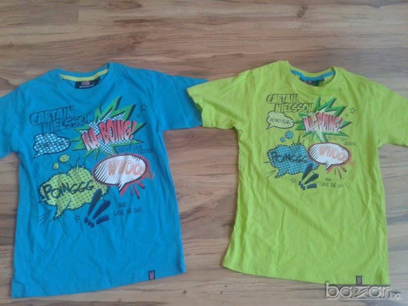 нови страхотни тениски за близнаци-вснос-116-122 размер , снимка 1