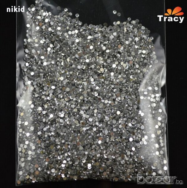 1.5mm ситни  камъчета капси декорация 3д ефект за нокти маникюр и не само, снимка 1