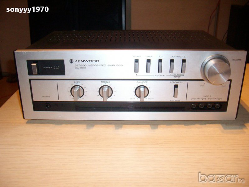 kenwood ka-300 stereo amplifier-внос швеицария, снимка 1