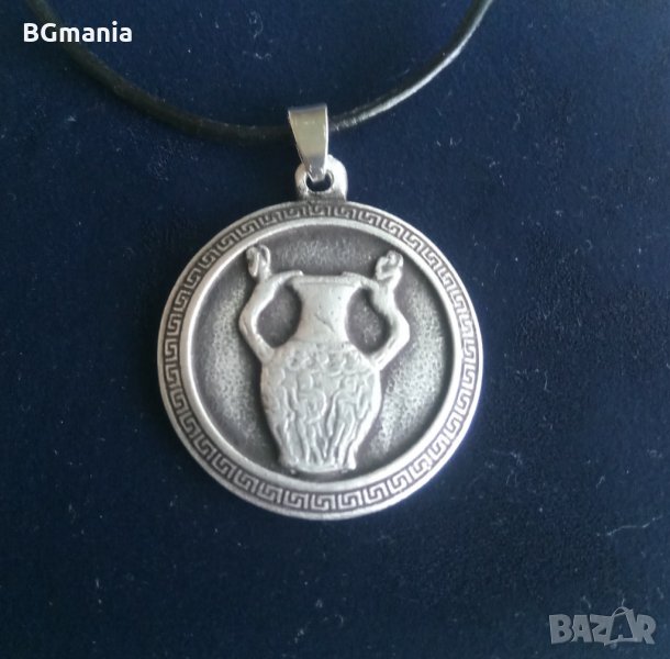 Ръчно изработен медальон Амфора-ритон оригинална и уникална визия, снимка 1