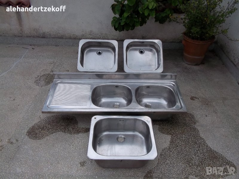 Мивка мивки инокс алпака неръждавейка на хром Силистра двойна и единична по БДС, снимка 1