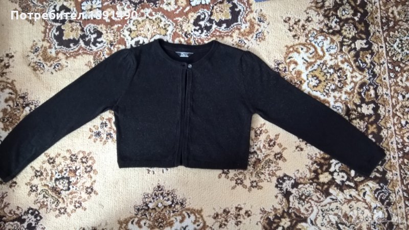 Фина жилетка със сребриста нишка, снимка 1