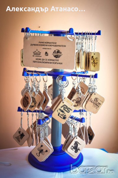 Ръчно изработени кожени ключодържатели , снимка 1