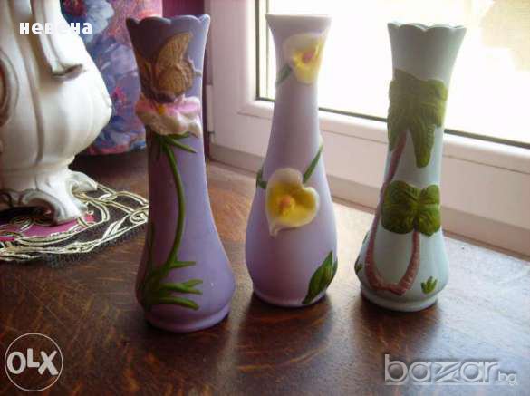 Три стари вазички керамика , снимка 1