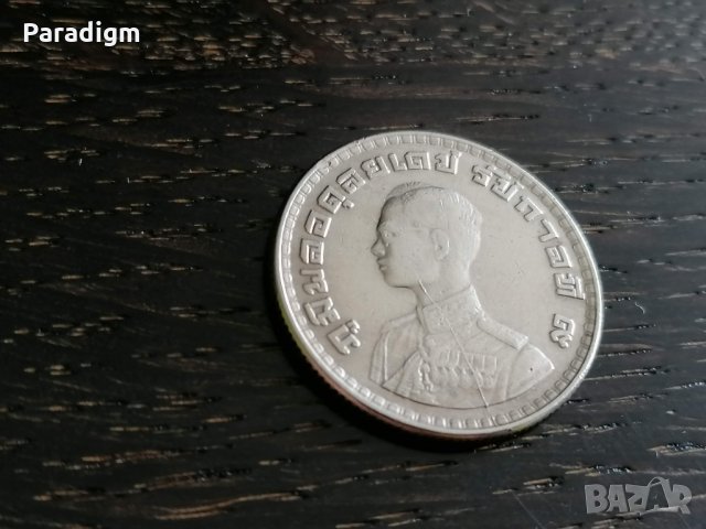 Монета - Тайланд - 1 бат | 1962г., снимка 2 - Нумизматика и бонистика - 26125680