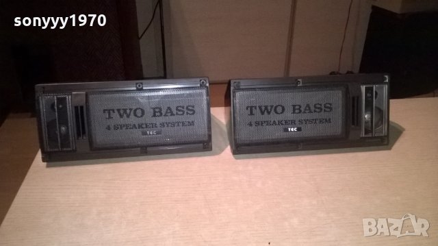 tec 2x100w-2бр тонколони-28х15х13см-внос швеицария