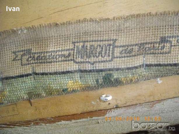 59х46см-Голям Ръчен Гоблен -Рамкиран-Отличен-DMC, снимка 10 - Гоблени - 19311287