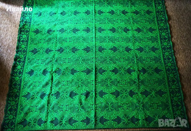 Ръчно тъкан вълнен килим (покривало за легло), снимка 7 - Килими - 21642105