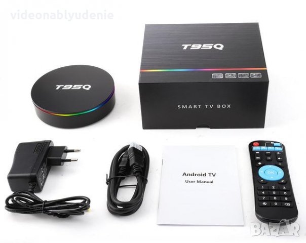 T95Q 4GB RAM 32GB ROM Amlogic S905X2х2GHz 4 Ядра 2хWifi BT4.1 1GB LAN H.265 4K 3D Android 8.1 TV BOX, снимка 8 - Плейъри, домашно кино, прожектори - 25477499