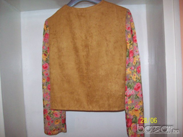 ПРОМО -50%! S. ЕФЕКТЕН ЛЕТЕН КОСТЮМ С ДАНТЕЛЕНИ РЪКАВИ. БГ производство., снимка 3 - Костюми - 13462716