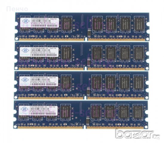 РАМ памет за INTEL процесор 8GB 4X 2GB DDR2 800MHz PC Desktop Dimm RAM PC2-6400U