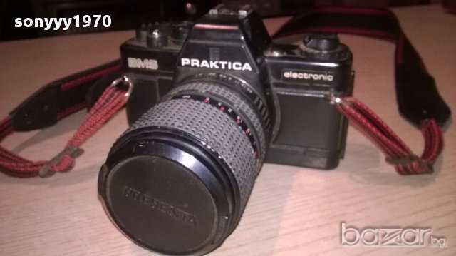 praktica+presenta-фотоапарат+обектив-внос швеицария, снимка 4 - Фотоапарати - 17136490