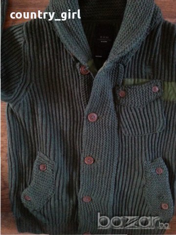 g-star cl noble cardigan knit - уникална мъжка жилетка , снимка 8 - Пуловери - 17420831