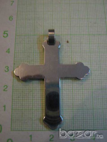 Кръст имитационна бижутерия - 11,2 гр., снимка 4 - Колиета, медальони, синджири - 8042935