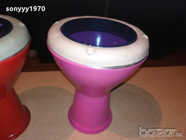  НОВИ ЦВЕТОВЕ-ЧЕРНА СИНЯ ЧЕРНА И ЗЕЛЕНА-26х17см-метални нови от сирия, снимка 12 - Ударни инструменти - 21099938