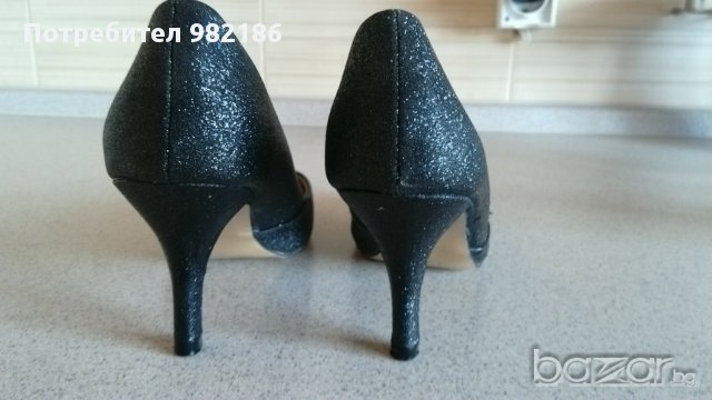 дамски обувки,цвят графит с блестящ ефект N37, снимка 3 - Дамски ежедневни обувки - 10756651