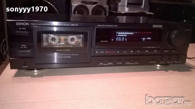 ПОРЪЧАН-Denon drm-710 deck 3 head/hx pro/fine bias/3 motor