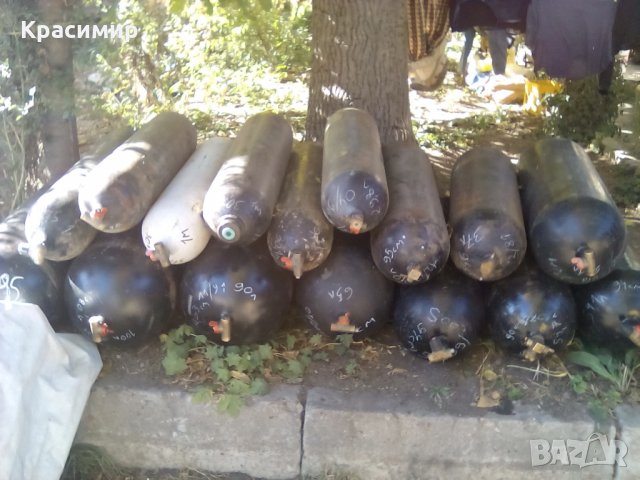 54литра 15 броя 100лева може да си направите Станция за отопление на метан