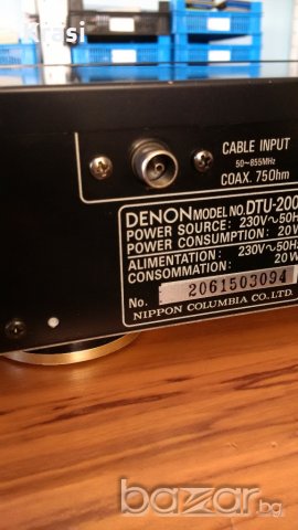 Сателитен радио тунер DENON DTU-2000. , снимка 5 - Ресийвъри, усилватели, смесителни пултове - 19320421