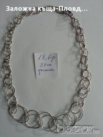 Дамско сребърно колие 5