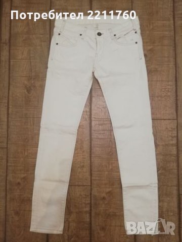 Дамски бели дънки , снимка 3 - Дънки - 25792387