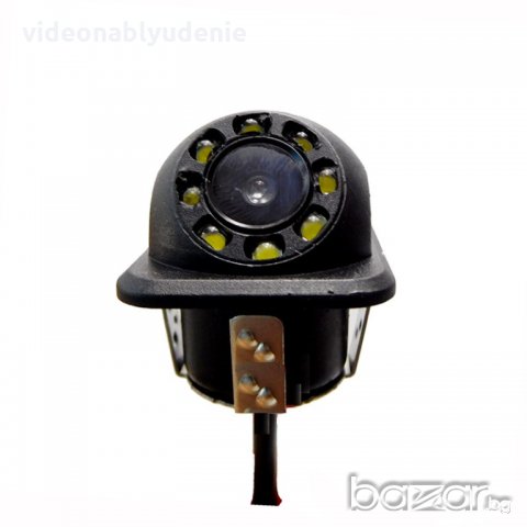 1.8мм 170° 656x492 Универсална Камера за Кола за Задно Виждане с 8 LED за Нощно Виждане, снимка 5 - Аналогови камери - 21344050