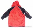 Erima юношеско яке с качулка червено с подплата, снимка 2