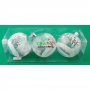 Комплект от 3 бр. полупрозрачни топки за окачване на елха - дръвчета. Изработени от PVC материал. , снимка 1 - Декорация за дома - 16202548