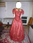 Бална рокля във викториански стил вишнев цвят, снимка 4