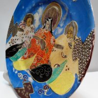 Японска декоративна чиния, снимка 5 - Антикварни и старинни предмети - 23184976