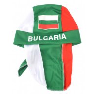 кърпа за глава с цветовете на българския трикольор. Надпис - България., снимка 3 - Аксесоари за коса - 15021672