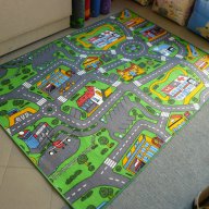 Детски мокетен килим на пътища модел Сити, снимка 4 - Килими - 7394660