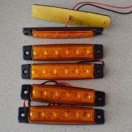 Диодни LED габарити,лед светлини, токоси,рогчета 12 и 24 волта, снимка 1 - Аксесоари и консумативи - 16937054