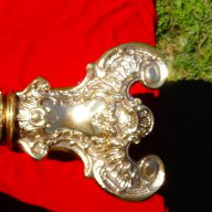 Величествен бронзов свещник 6 кг., барок., снимка 8 - Антикварни и старинни предмети - 16706132