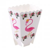 Фламинго Парти кутия за дребни лакомства пуканки и др, снимка 1 - Други - 21556515
