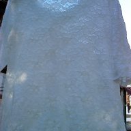бяла блуза от дантела , снимка 2 - Туники - 13483305